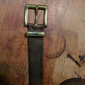 Distressed Genuine leather Levi's belt (unisex)